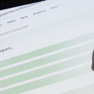 Google keynote introducing AI features into organic search
